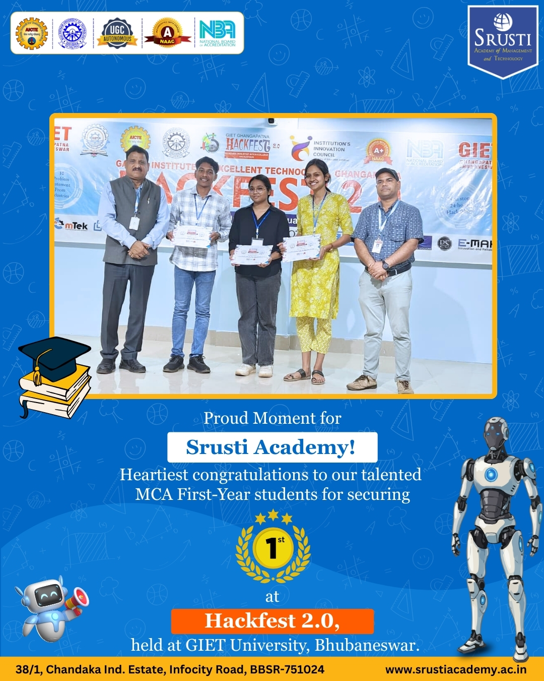 Top MCA Autonomous Colleges in Bhubaneswar | Srusti Academy