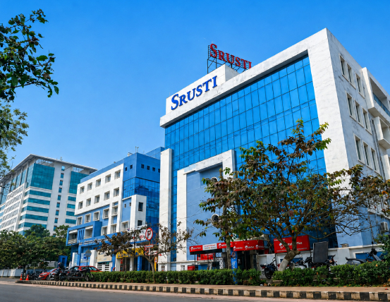 Srusti Academy of Management Autonomous Campus Building in Chandaka Industrial Estate Bhubaneswar